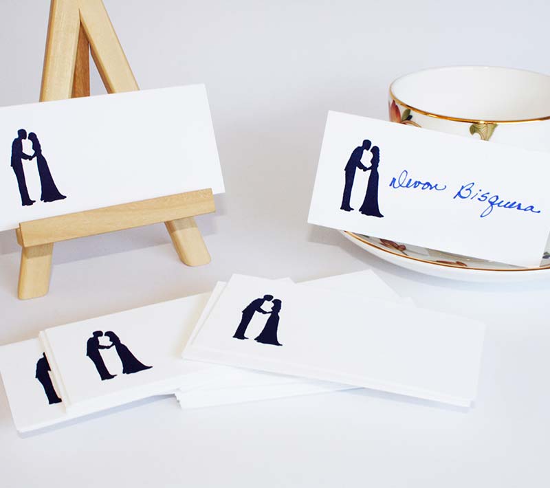 A Wedding at Midnight Placecards