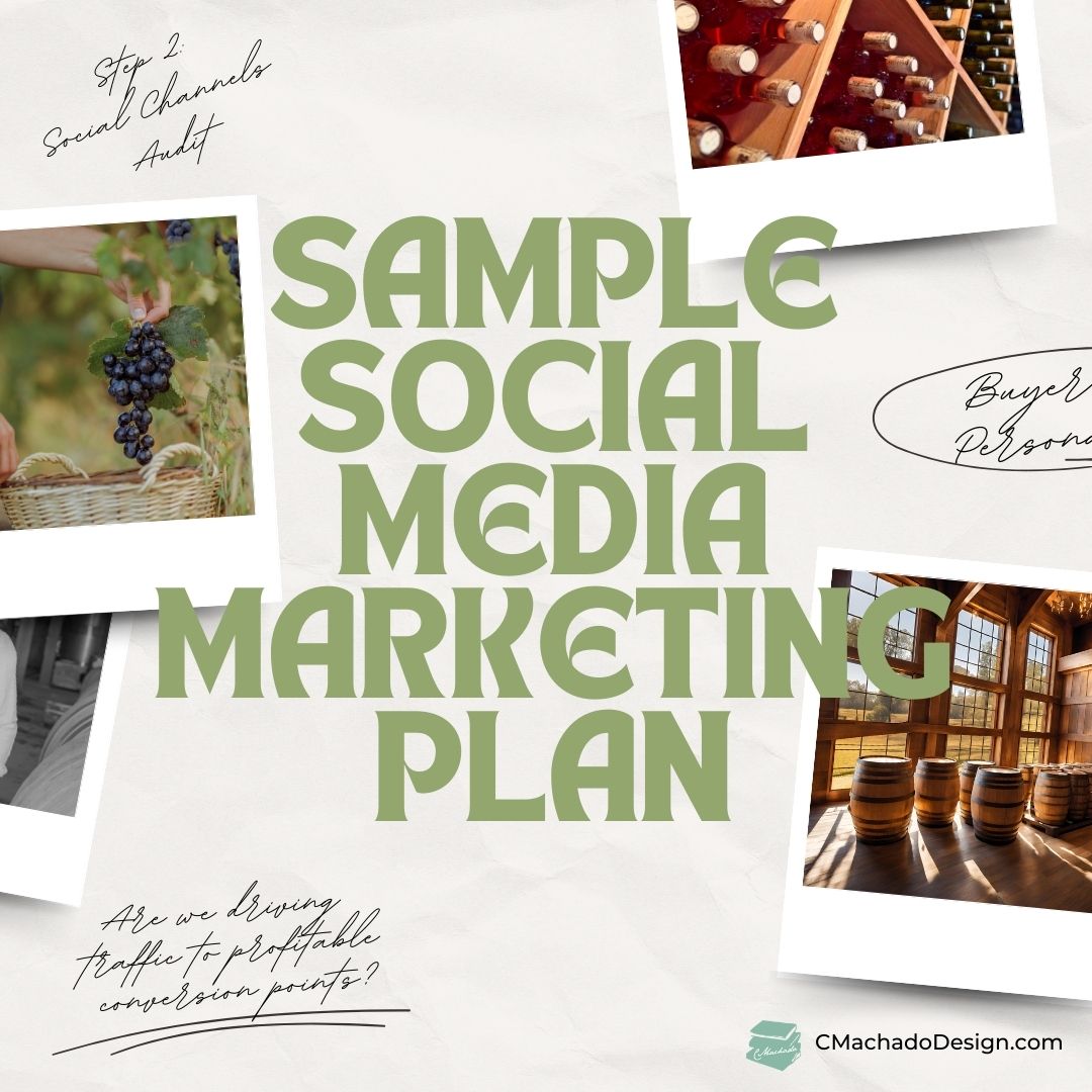 Social media marketing plan for a winery looking to grow conversion rates to their online eStore or Wine Club membership