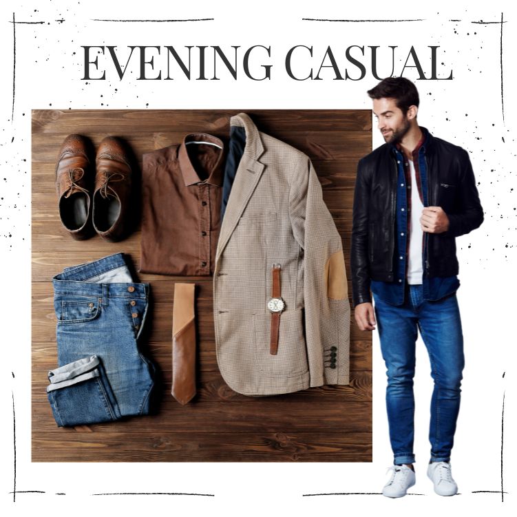 Denim & diamonds Outfit Inspiration: Men's jean pants with button up shirt and a blazer