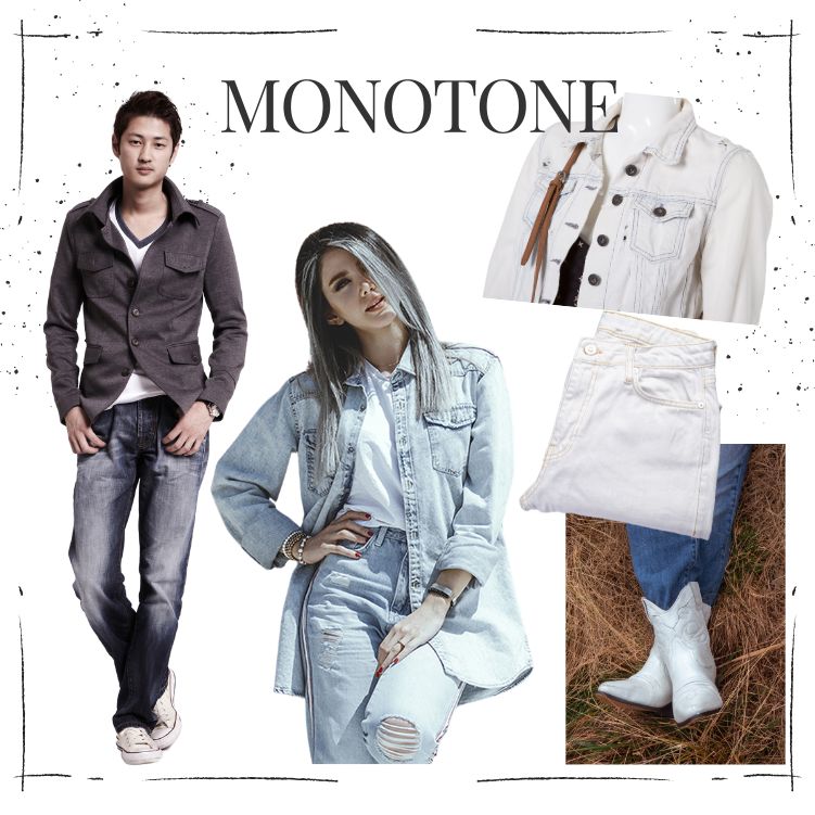 Denim & diamonds Outfit Inspiration: Wear monotone denim
