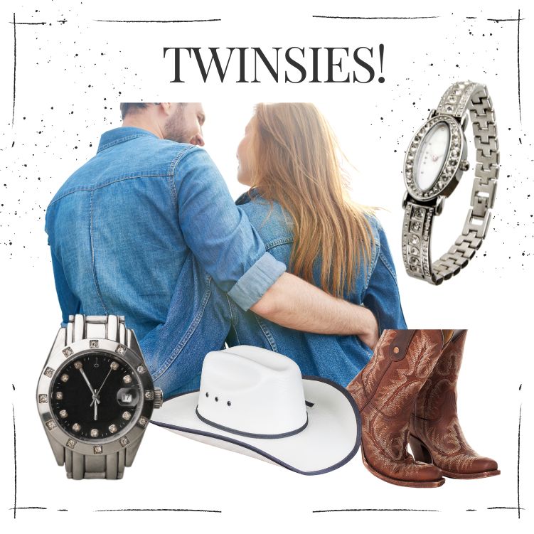 Denim & diamonds Outfit Inspiration: Arrive as twins in denim shirts