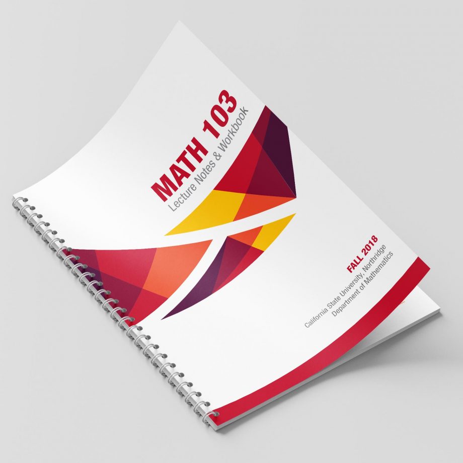 Custom Lecture Notes and Workbook