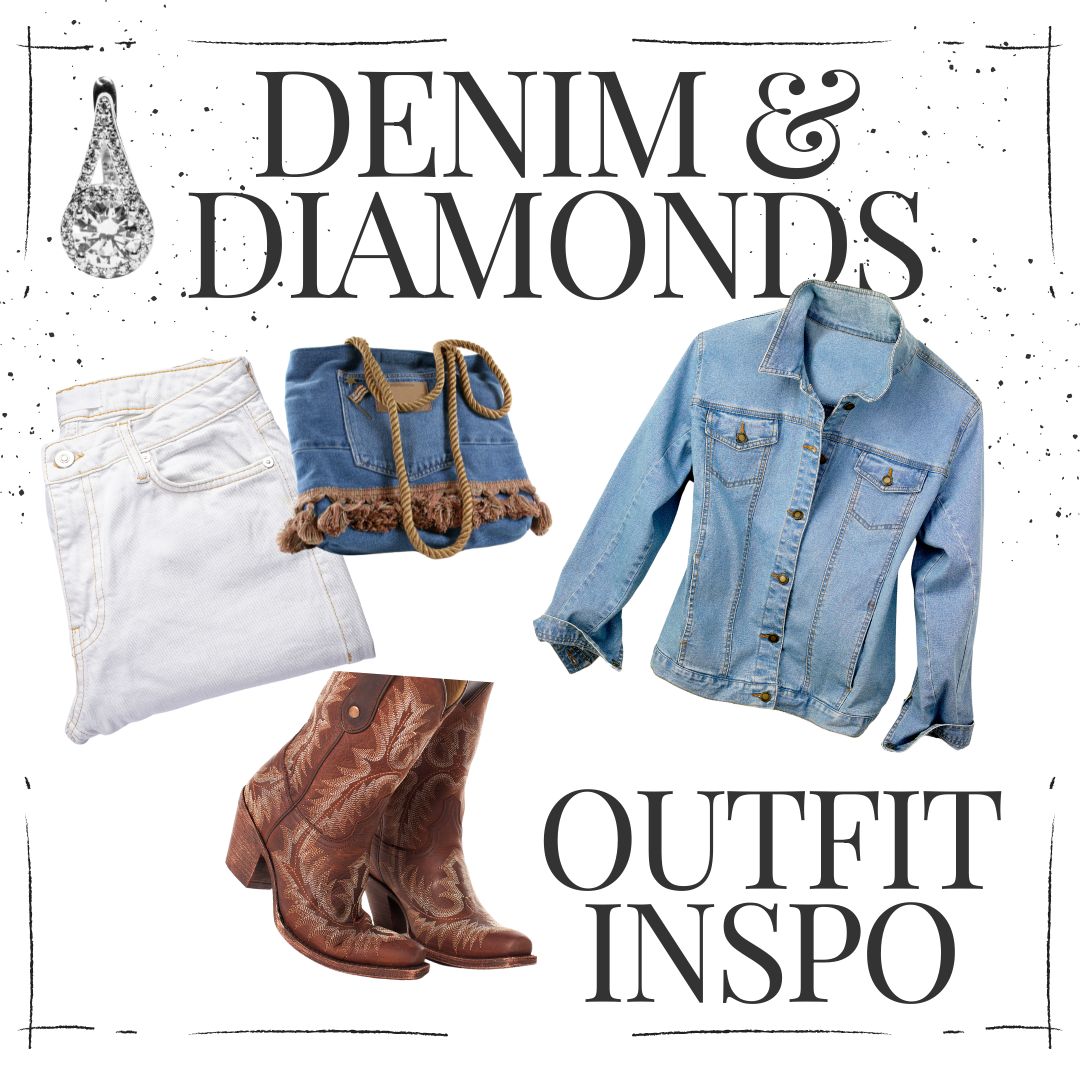 Denim & diamonds Outfit Inspiration: Image gallery title page