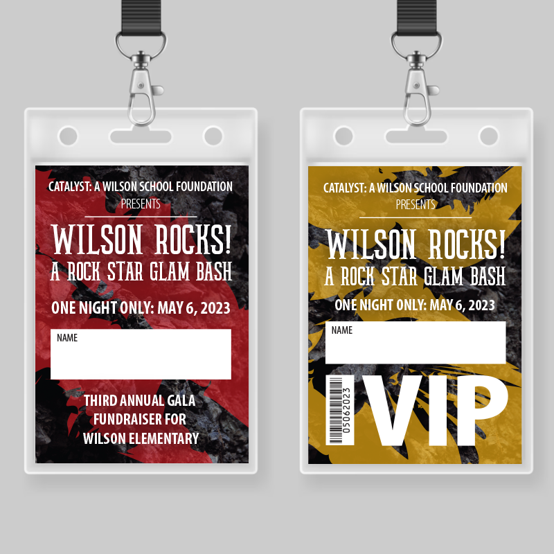 VIP name badges